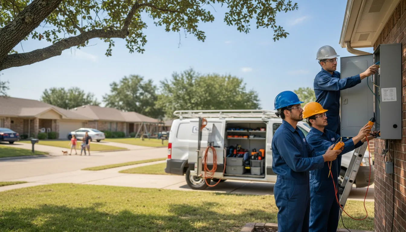 Certified electrician providing emergency electrical services in Pryor, OK